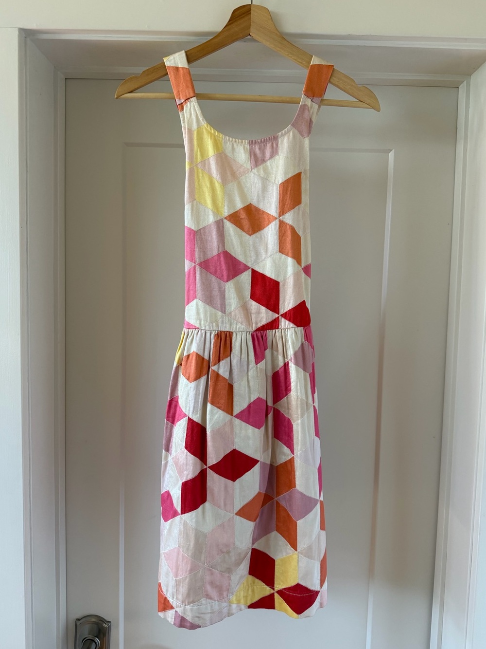 Kimchi Blue | Quilt Patchwork Milly Silky Mini Dress